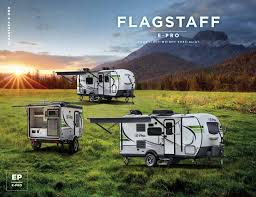 Each model includes a wifi ranger wifi booster to boost your wifi and give you a secure connection wherever you land. 2020 Forest River Flagstaff E Pro Brochure Download Rv Brochures