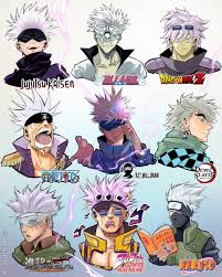 In fact this will help you to draw complex anime characters in the long run. Gojo Satoru In Different Manga Art Style I Love