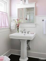 In this bathroom i was able to fit a small freestanding bath where the toilet currently is, as well as a frameless glass shower with sliding door. Small Bathroom Ideas Better Homes Gardens