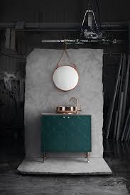 Bottle Green Superfront Bathroom Vanity In 2021 Unique Bathroom Vanity Unique Bathroom Copper Sink Bathroom