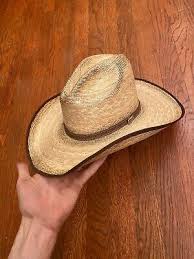 Atwood Trail Rider Vintage 4X Distressed Straw Mexican Cowboy Hat Size 6 |  eBay