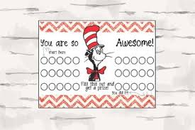 Cat In The Hat Punch Card Classroom Rewards Management