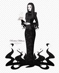 The addams family teamed up with talenthouse to invite artists designers and illustrators from around the world to create one of a kind family portrait inspired by the latest film. Drawing Of Family Morticia Addams Film Addams Family Fan Art Hashtag Anjelica Huston Dress Png Klipartz