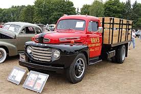 Image result for Vermilion 1950 Ford Truck