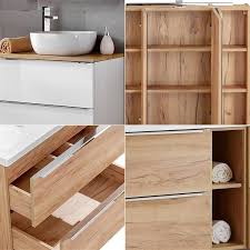 „geht nicht gibt es bei uns nicht. Badmobel Set Mit Keramik Aufsatzwaschbecken Toskana 56 Wotaneiche Hoch In 2020 Waschtisch Doppelwaschtisch Waschtisch Holzplatte