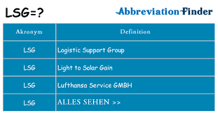 Lsg landscape architecture we are always looking for talented designers to join our team. Was Bedeutet Lsg Lsg Definitionen Abkurzung Finder