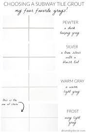 Check spelling or type a new query. White Subway Tile With Gray Grout My Favorite Grays Driven By Decor