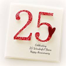 Personalised 25th Anniversary Card Wedding Anniversary Wedding Anniversary Wishes 25th Wedding Anniversary Wishes 25th Anniversary Wishes