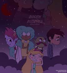 Star Vs The Forces Of Evil Season 2 Episode 24 Turn Up Brightness I Decided To Make A Booth Buddies Poster For Literally No Reason Im Not Sure If I Like The Re Star Vs Las Fuerzas Del Mal Fuerza Starco
