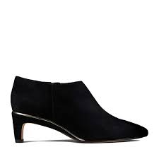 Clarks Ellis Viola Suede Shoes In Black Amazon Co Uk Shoes