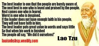 Patient with both friends and enemies, you accord with the way things are. Lao Tzu Quotes On Leadership Quotesgram