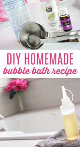 Diy Homemade Bubble Bath Recipe Lemon Peony Recipe Bubble Bath Homemade Diy Bubble Bath Bath Recipes