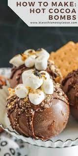 How To Make Hot Chocolate Bombs Recipe Smores Hot Chocolate Chocolate Bomb Diy Hot Chocolate