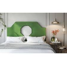 Fit any kind of mattress, spring, memory foam, latex, or hybrid mattress. Noctis King Headboard In Green Velvet Tov Furniture