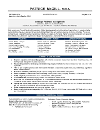 A resume summary is a professional statement at the top of a resume. Patrick Mcgill Resume Strategic Finance Manager