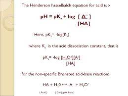 Notice that n this case the ph = pka because the n a2h p o4 = n ah 2p o4 and. Henderson Hasselbalch Equation