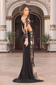 Long Transparent Dress Yadira Vero Milano Fashion Shop Long Black Evening Dress Black Long Evening Gown Black Evening Dresses