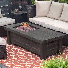 Belham Living Driftwood 60 In Fire Table With Free Cover Outdoor Fire Table Fire Pit Table Top Gas Fire Pit Table
