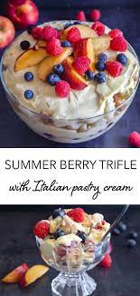 Italian summertime illustrations & vectors. Summer Berry Trifle Baking Recipes Dessert Recipes Easy Dessert Recipes