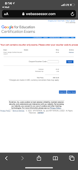 How Do I Get A Voucher To Take The Test It Says I Have A Voucher Only Test Google Classroom Community