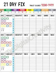 21 Day Meal Plan For Vegan Diet 1500 Calories Tracker Meal Etsy 21 Day Fix Tracking 21 Day Meal Plan 21 Day Fix Plan