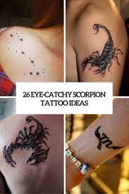 More often than not, scorpion tattoos are worn by men, but women also seem to be inclined to the design a scorpion tattoo could mean a lot of things, for female strength and courage, and defensiveness. 26 Eye Catchy Scorpion Tattoo Ideas Styleoholic