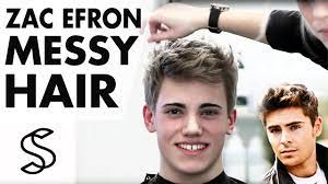 Zac Efron Messy Hair Medium Length Mens Hairstyle Professional Guide Youtube Messy Hairstyles Mens Hairstyles Medium Length Hair Styles
