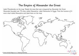 They feared the squealing noises the pigs made. Alexander The Great Colouring Page