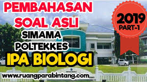 Soal ini sudah lama saya minta dari siswa bimbel star ed yang l. Bahas Soal Biologi Prediksi Soal Simama Poltekkes 2021 Soal Asli Ipa Sipenmaru Poltekkes 2019 Youtube