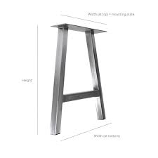Dezeen awards is the architecture, interiors and design awards programme organised by dezeen, the world's most popular design magazine. Big A Frame Metal Table Legs Steel Table Legs By Symmetry Hardware