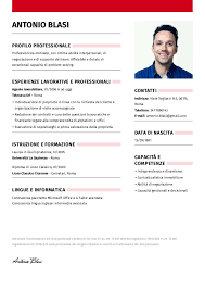 It is an official curriculum vitae format made by europass in collaboration with the european union. Modelli Per Creare Il Tuo Cv Ilcvperfetto