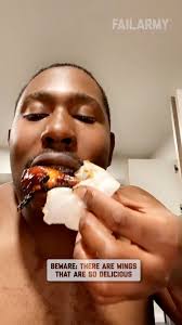 Man Burns His Tongue While Tasting Chicken Wings