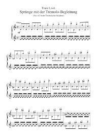 Liszt S146 No62 Sprünge Mit Der Tremolo Begleitung