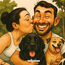 Custom Family Caricature Portrait, Funny Caricature Portrait Gift , Gift  for Couple, Portrait From Photo, Cartoon Portrait, Funny Pet Gift