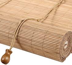 Stores A Rouleaux En Bois Stores Opaques Verticalement Stores Venitiens En Bambou 70 80 90 100 110 Largeur 120 130 14 Store Venitien Bambou Store Bois