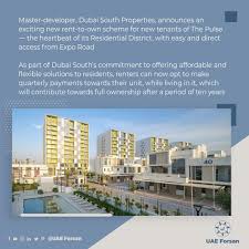 Why dubai rent to own schemes are popular for developers. Master Developer Dubai South Properties Announces An Exciting New Rent To Own Scheme For New Tenants Of The Pulse Youareresponsible
