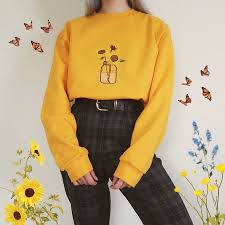 Maybe you would like to learn more about one of these? Sunflower Shirt Aesthetic Sweatshirt Grunge Boho Festival