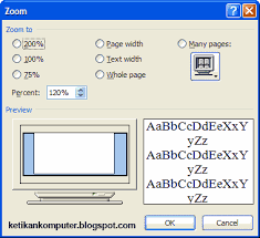 Tugas Akhir Tik Cara Memperbesar Dan Memperkecil Zoom Tampilan Ms Word 2007