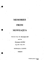 MEMORIES MOWEAQUA