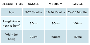 Baby Size Guide Clothing Hats Footwear Purebaby