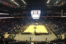 Bridgestone Arena Section 201 Basketball Seating