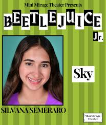 MEET OUT SKYs!!! Don't miss them in Mini Mirage's Production of BEETLEJUICE  JR from November 1-9!! 🔗TICKET LINK IN BIO!! • • • • #musical  #musicaltheatre #beetlejuice #beetlejuicebeetlejuicebeetlejuice  #beetlejuicejr #minimirage #theatre #theater #