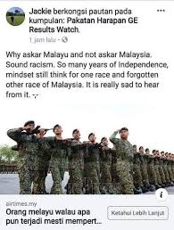 Rejimen askar melayu diraja merupakan pasukan terunggul di dalam angkatan tentera malaysia. Haixat On Twitter My Fellow Non Malays Of Malaysians May I Give You All Some Explaination Of Why Rejimen Askar Melayu Diraja Is Named Like That And Been This Way Since Japs And