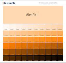 Find in the material design color palette the colors that reflect your brand or style. Hex Color Code Fed8b1 Light Orange Color Information Hsl Rgb Pantone