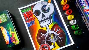 Welcome to perfect drawing.today i am going to show you how to draw say no to smoking poster. World Anti Tobacco Day World S No Tobacco Day Drawing Easy Poster On Say No To Drugs Painting Youtube
