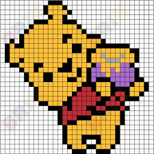 Winnie The Pooh Pixel Art Minecraft Pixel Art Pixel Art Pixel Art Templates