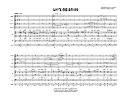 White Christmas Jazz Combo With Trumpet Alto Sax Tenor Sax
