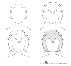 Concur that a lady who realizes how to. How To Draw Anime And Manga Hair Female Animeoutline