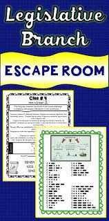 The Legislative Branch Escape Room Will Take Students On A Secret Mission Aroun Social Studies Middle School Social Studies Activities 3rd Grade Social Studies
