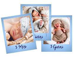 Polaroid Magnetiche Blue Baby Fotoregali Com Polaroid Magnetismo Cornici